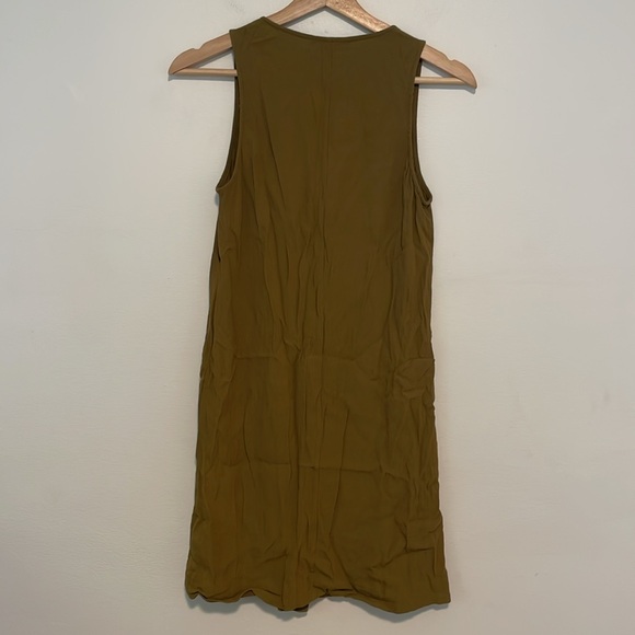 Madewell Women’s XS Full Button Down Sleeveless Tank Dress - Picture 6 of 8